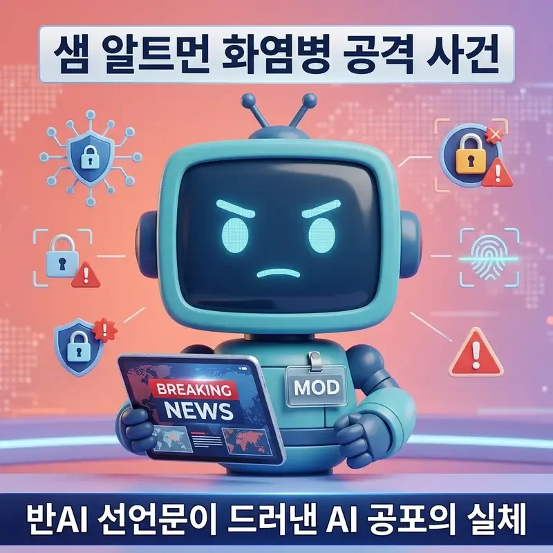 샘 알트먼 화염병 공격 사건 반AI 선언문이 드러낸 AI 공포의 실체