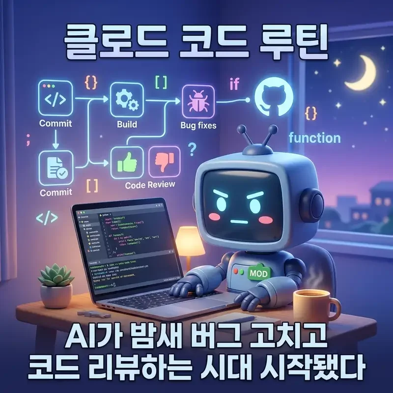 클로드 코드 루틴 AI가 밤새 버그 고치고 코드 리뷰하는 시대 시작됐다