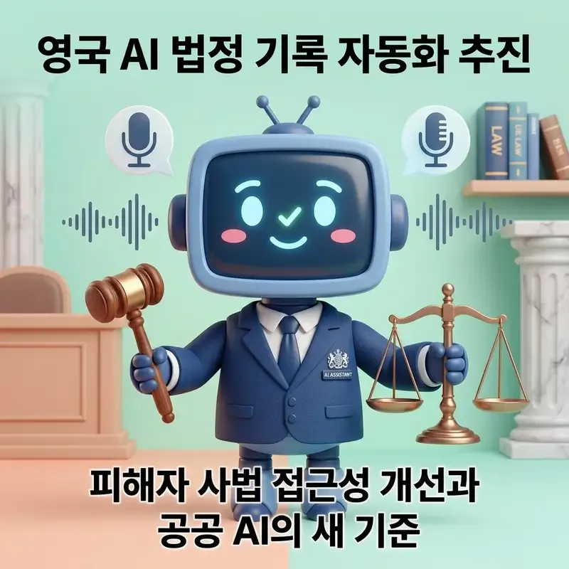 영국 AI 법정 기록 자동화 추진 피해자 사법 접근성 개선과 공공 AI의 새 기준