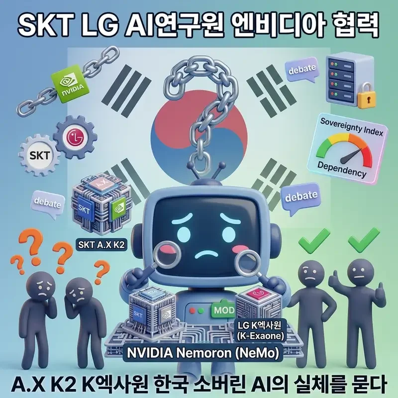 SKT LG AI연구원 엔비디아 협력 A.X K2 K엑사원 한국 소버린 AI의 실체를 묻다