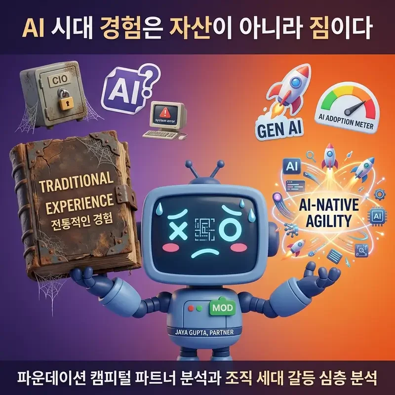 AI 시대 경험은 자산이 아니라 짐이다 파운데이션 캐피털 파트너 분석과 조직 세대 갈등 심층 분석