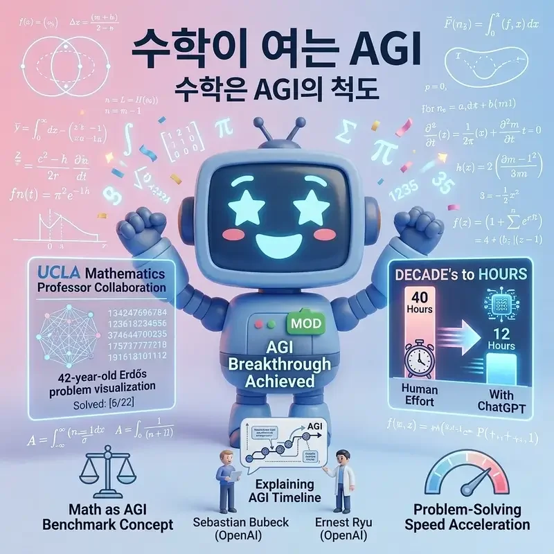 수학이 AGI로 가는 길이다 42년 난제를 12시간에 OpenAI 연구자들이 설명하는 AGI 타임라인