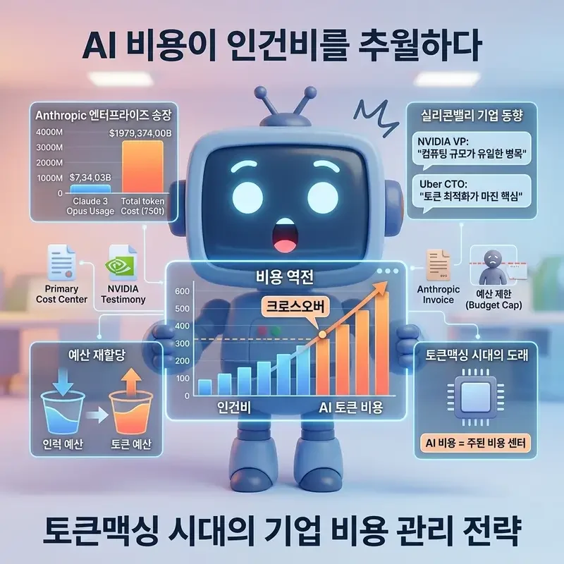 AI 비용이 인건비를 추월하다 토큰맥싱 시대의 기업 비용 관리 전략