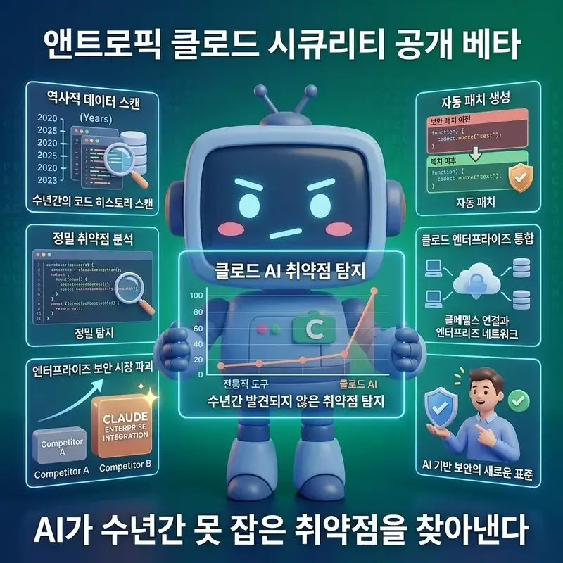 앤트로픽 클로드 시큐리티 공개 베타 AI가 수년간 못 잡은 취약점을 찾아낸다