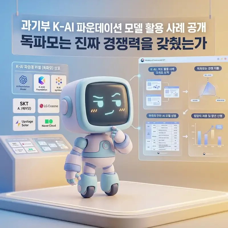 과기부 K-AI 파운데이션 모델 활용 사례 공개 독파모는 진짜 경쟁력을 갖췄는가