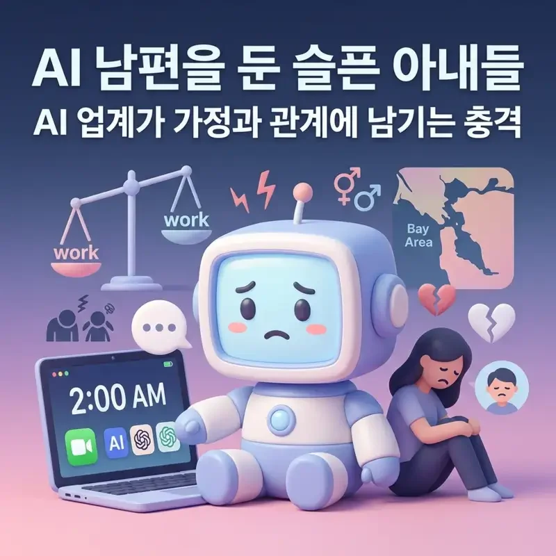 AI 남편을 둔 슬픈 아내들 AI 업계가 가정과 관계에 남기는 충격