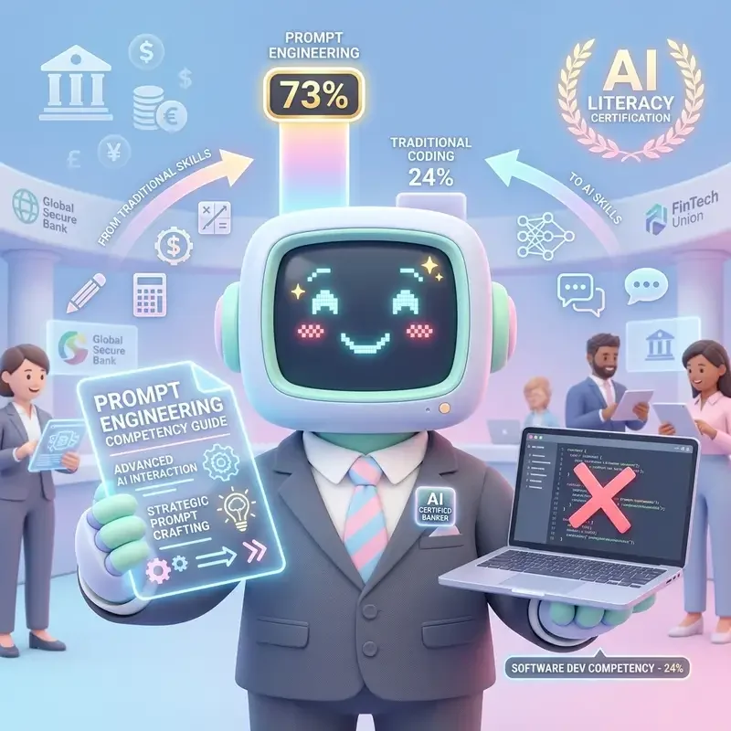 금융권 AI 문해력 73% 필수 프롬프트 잘 짜는 은행원이 대세가 된 이유