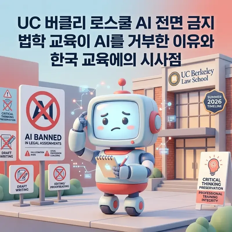 UC 버클리 로스쿨 AI 전면 금지 법학 교육이 AI에 선을 그은 이유