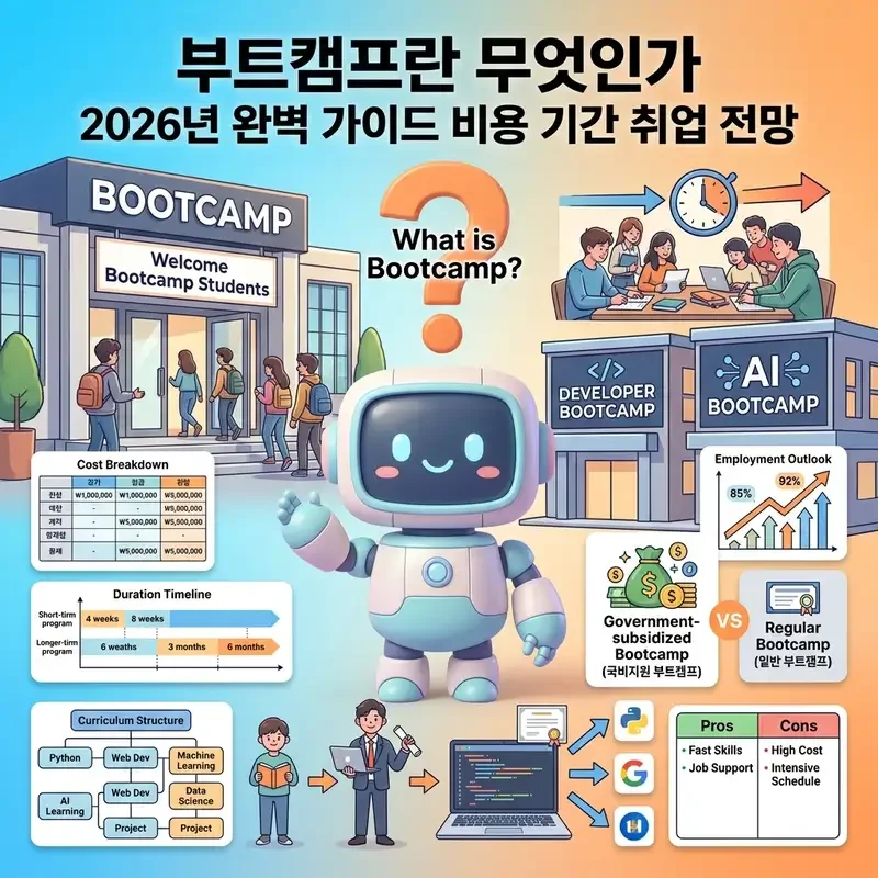 부트캠프란 무엇인가 2026년 완벽 가이드 비용 기간 취업 전망