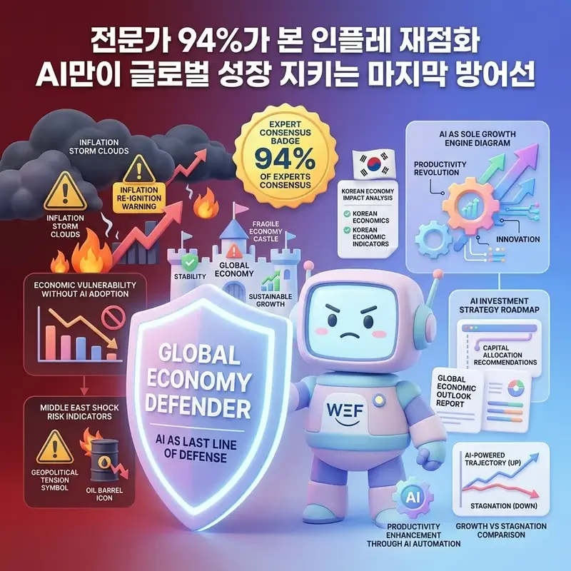 전문가 94%가 본 인플레 재점화 AI만이 글로벌 성장 지키는 마지막 방어선