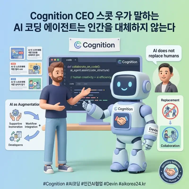 Cognition CEO 스콧 우가 말하는 AI 코딩 에이전트는 인간을 대체하지 않는다