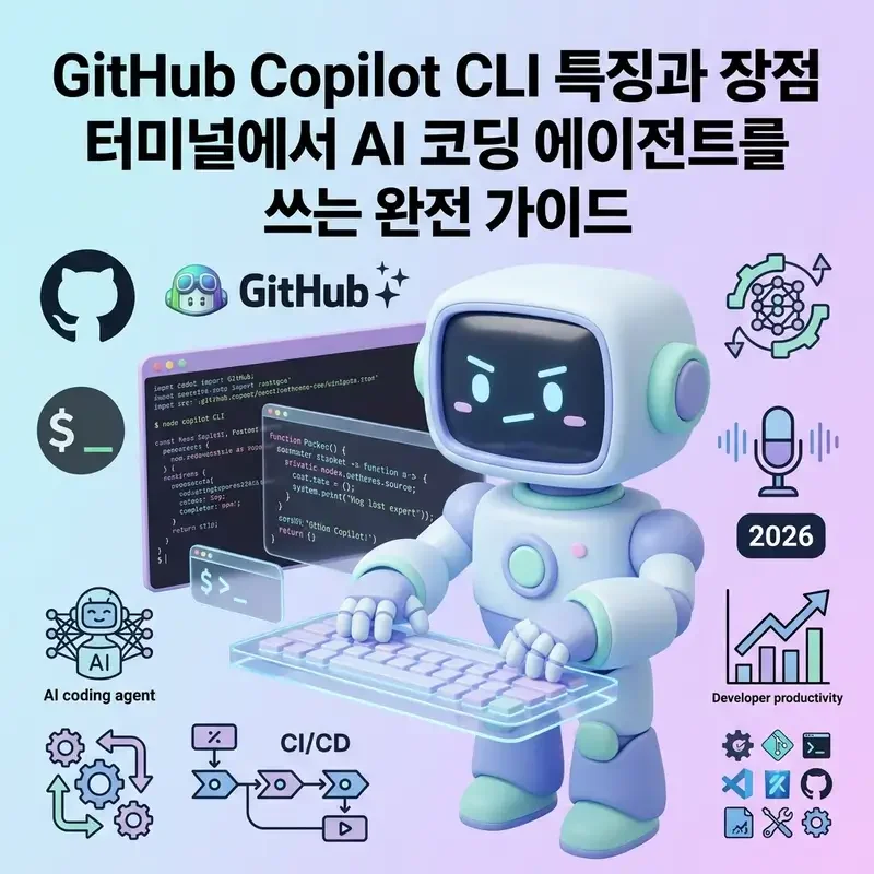 GitHub Copilot CLI 특징과 장점 터미널에서 AI 코딩 에이전트를 쓰는 완전 가이드