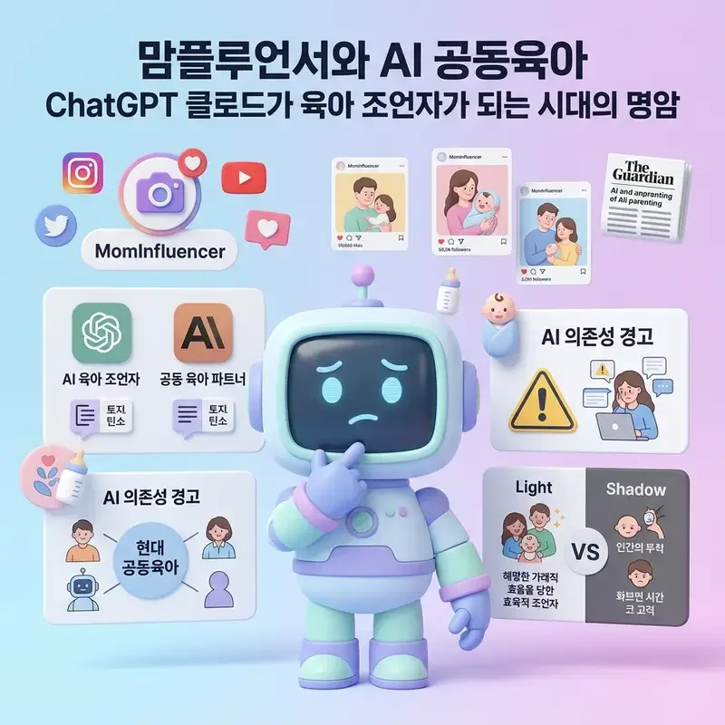맘플루언서와 AI 공동육아 ChatGPT 클로드가 육아 조언자가 되는 시대의 명암