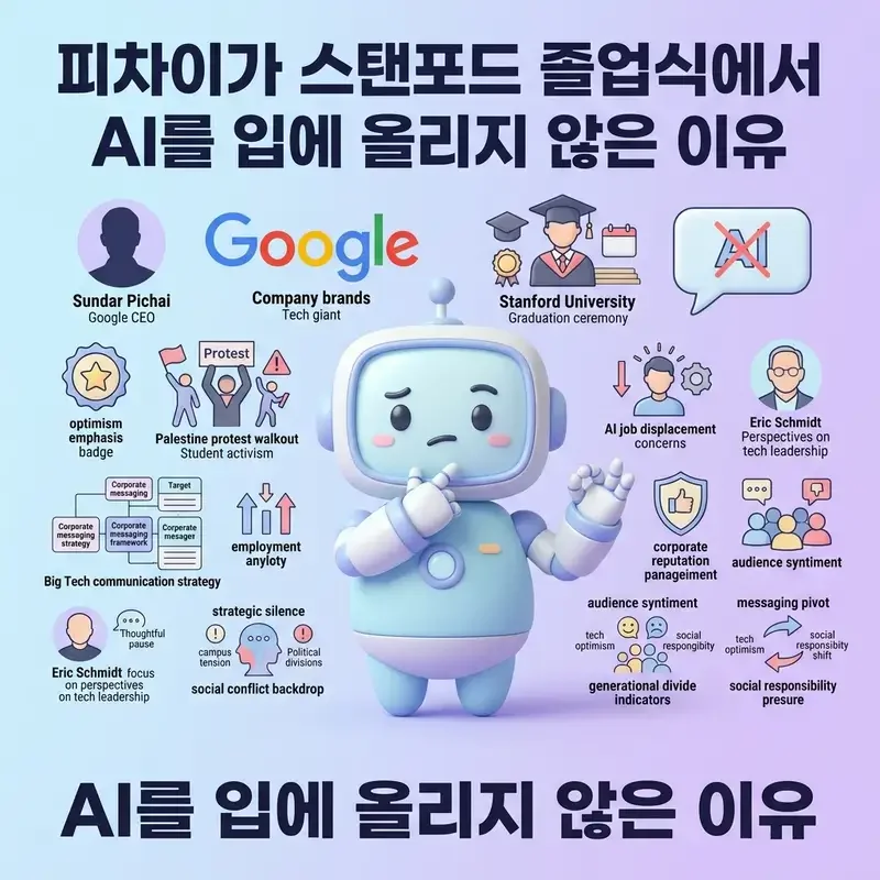 피차이가 스탠포드 졸업식에서 AI를 입에 올리지 않은 이유