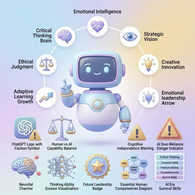 AI 시대 리더십 6가지 필수 역량 ChatGPT에 생각을 맡기면 생각하는 능력이 사라진다