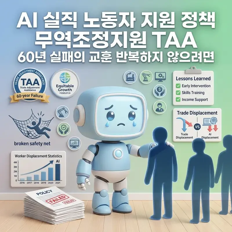 AI 실직 노동자 지원 정책 무역조정지원 TAA 60년 실패의 교훈 반복하지 않으려면