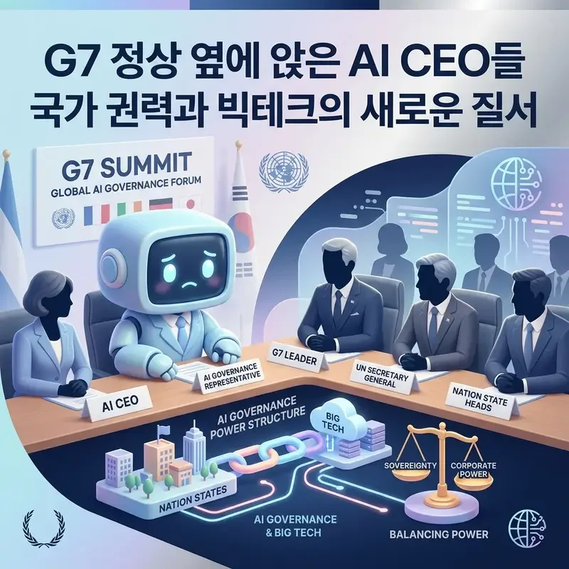 G7 정상 옆에 앉은 AI CEO들 국가 권력과 빅테크의 새로운 질서가 시작됐다