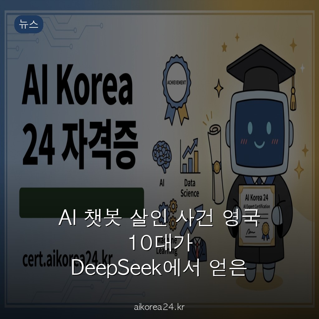 AI 챗봇 살인 사건 영국 10대가 DeepSeek에서 얻은 살인 매뉴얼과 안전장치의 한계
