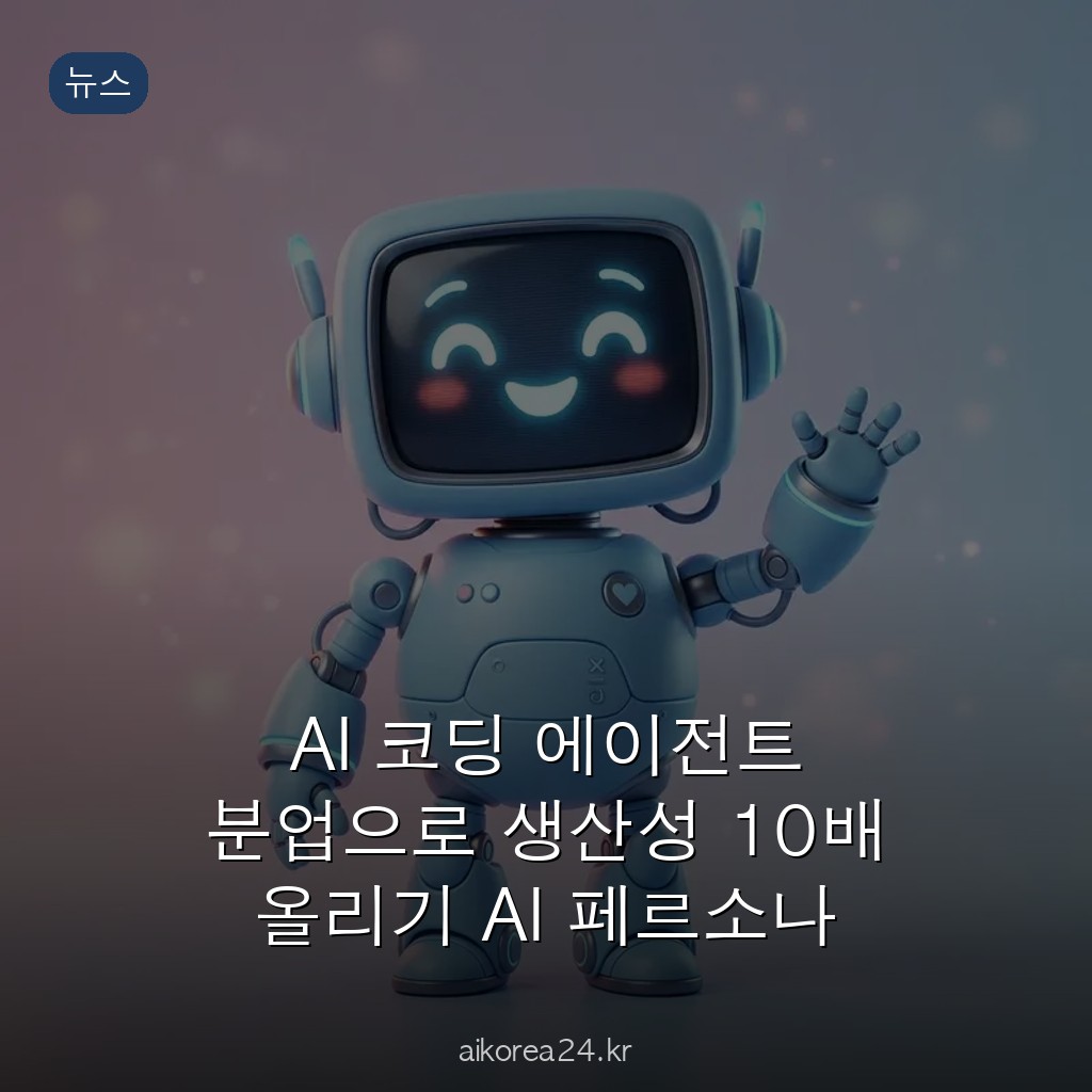 AI 코딩 에이전트 분업으로 생산성 10배 올리기 AI 페르소나 설정의 강력함