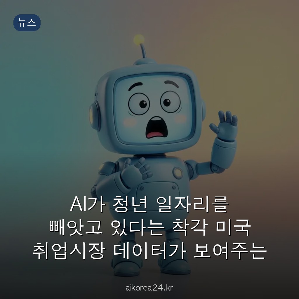 AI가 청년 일자리를 빼앗고 있다는 착각 미국 취업시장 데이터가 보여주는 진짜 원인