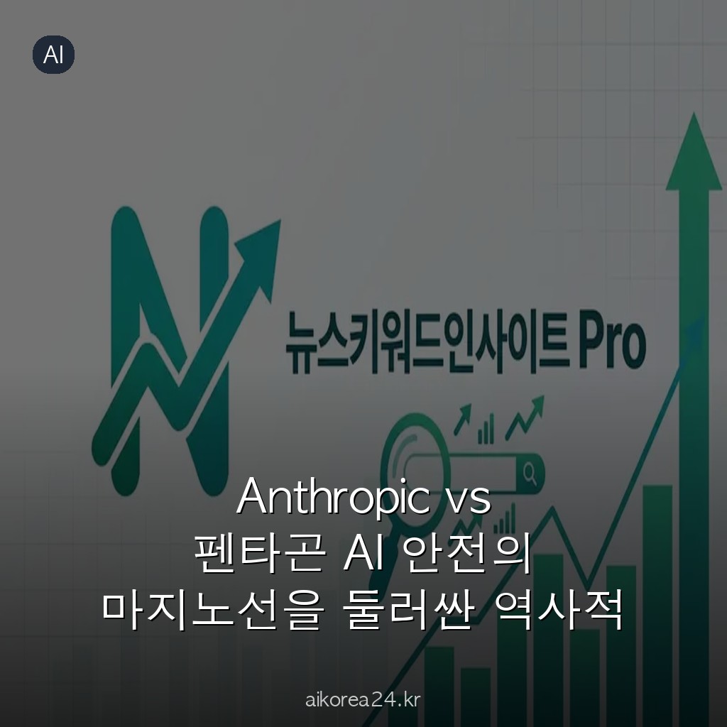 Anthropic vs 펜타곤 AI 안전의 마지노선을 둘러싼 역사적 대치