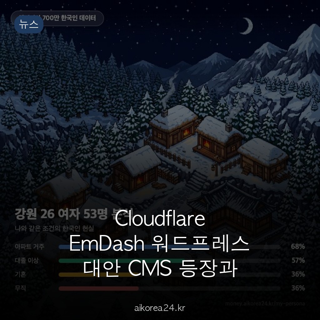 Cloudflare EmDash 워드프레스 대안 CMS 등장과 x402 콘텐츠 수익화의 의미