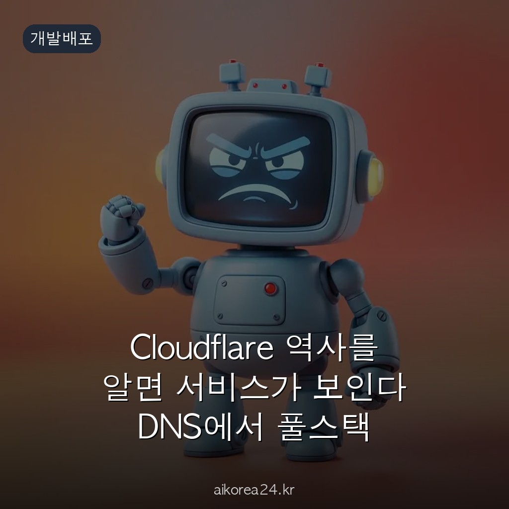 Cloudflare 역사를 알면 서비스가 보인다 DNS에서 풀스택 플랫폼까지