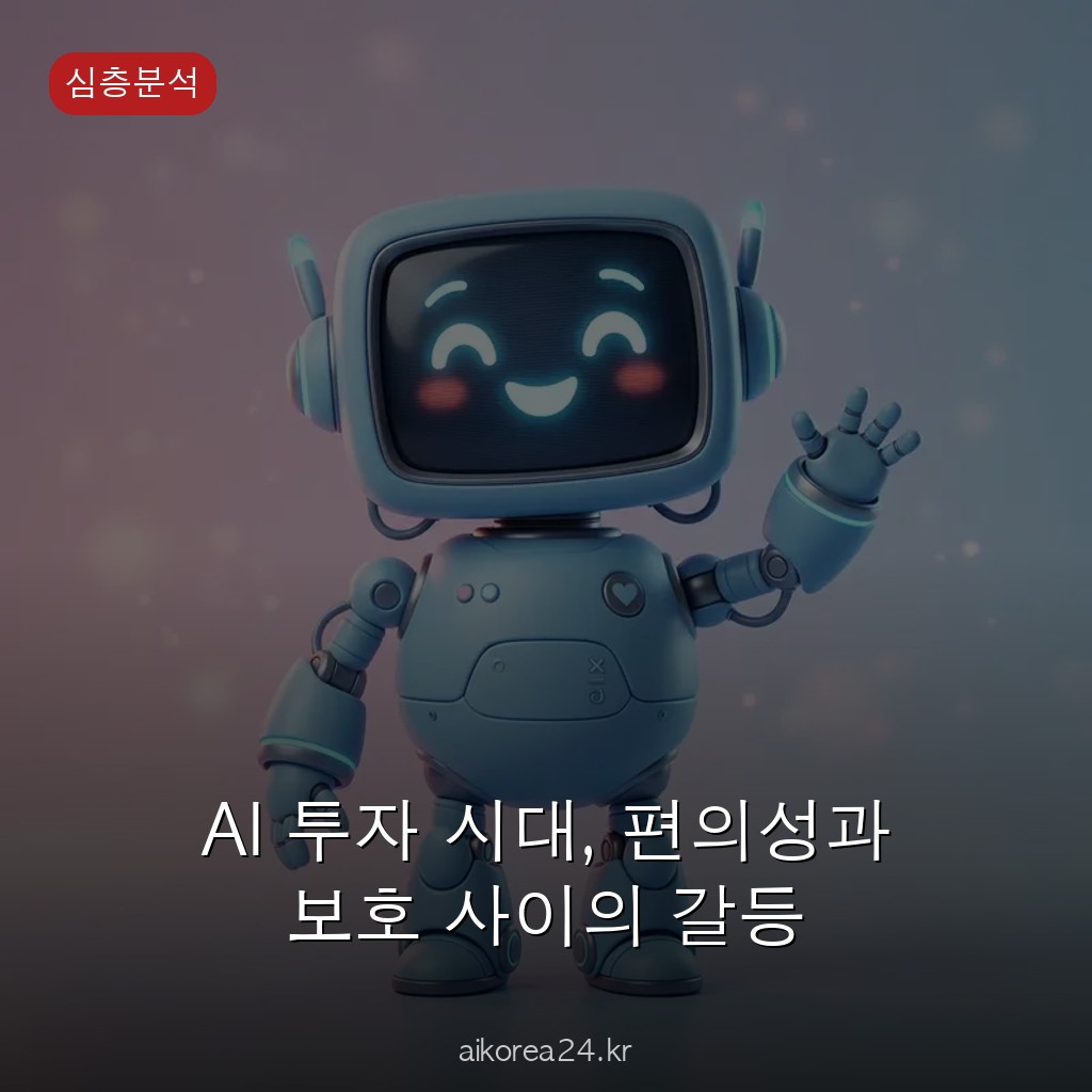 AI 투자 시대, 편의성과 보호 사이의 갈등