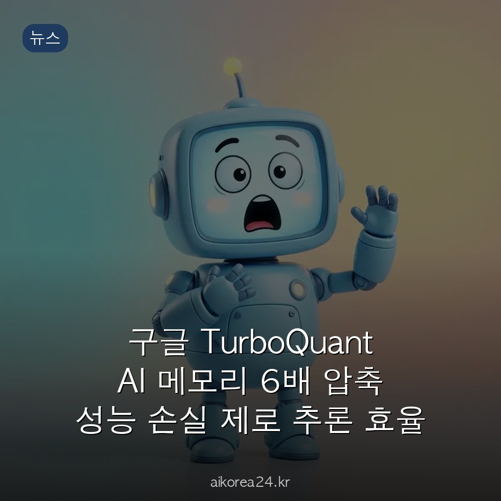 구글 TurboQuant AI 메모리 6배 압축 성능 손실 제로 추론 효율 혁신의 실체와 한계