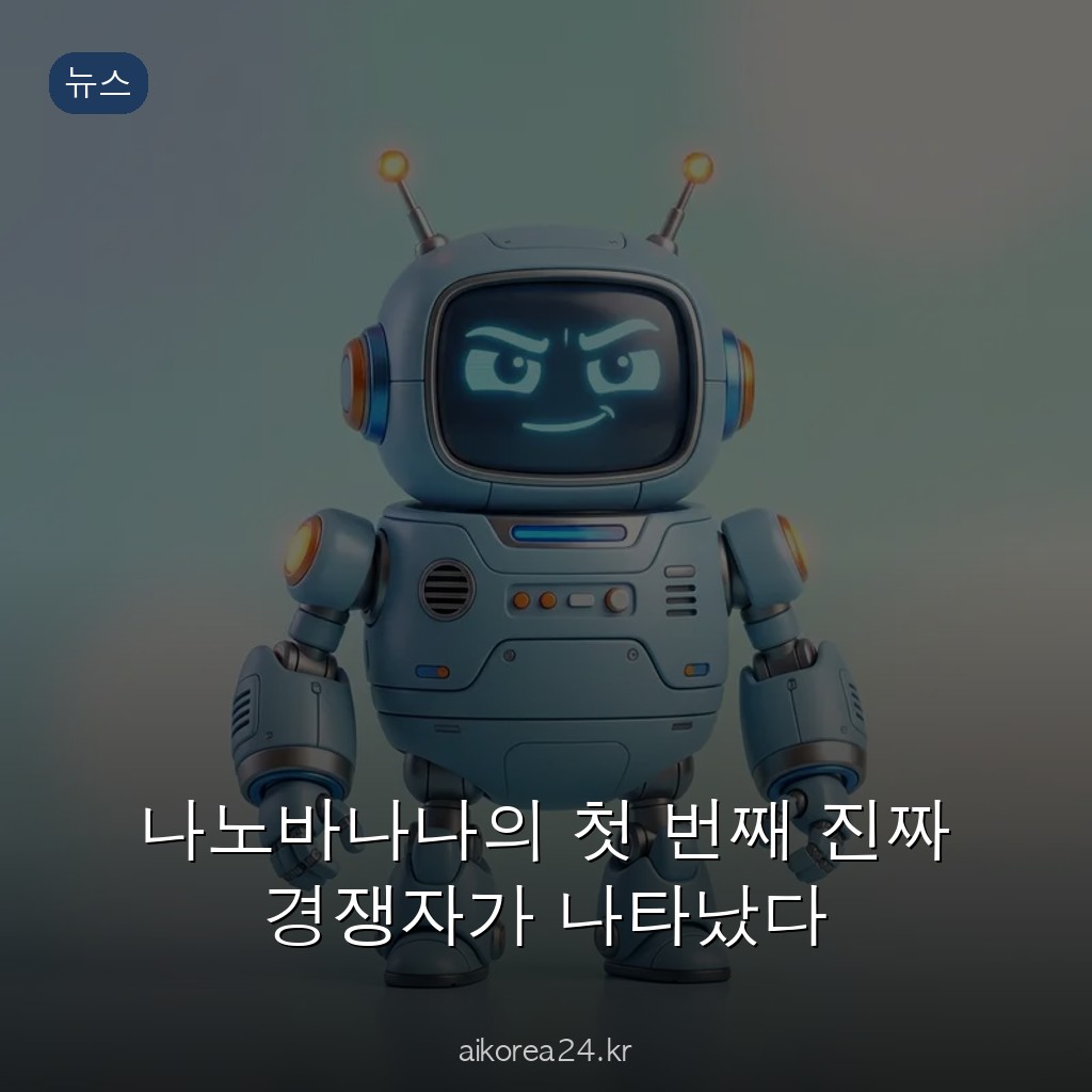 나노바나나의 첫 번째 진짜 경쟁자가 나타났다