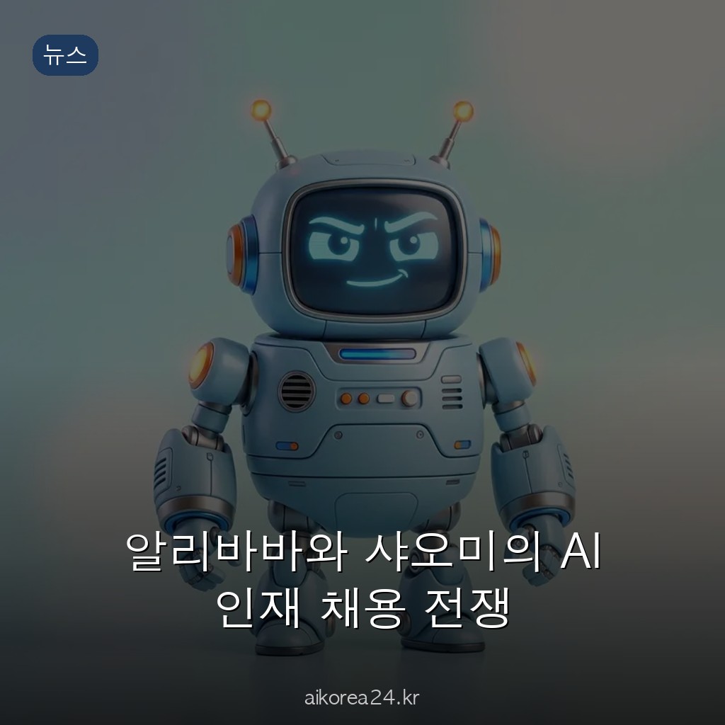 알리바바와 샤오미의 AI 인재 채용 전쟁