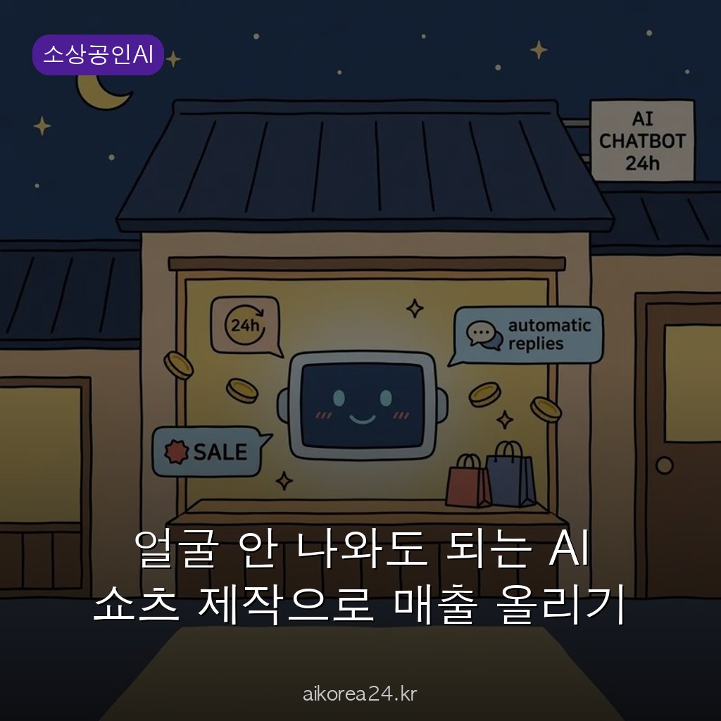 얼굴 안 나와도 되는 AI 쇼츠 제작으로 매출 올리기