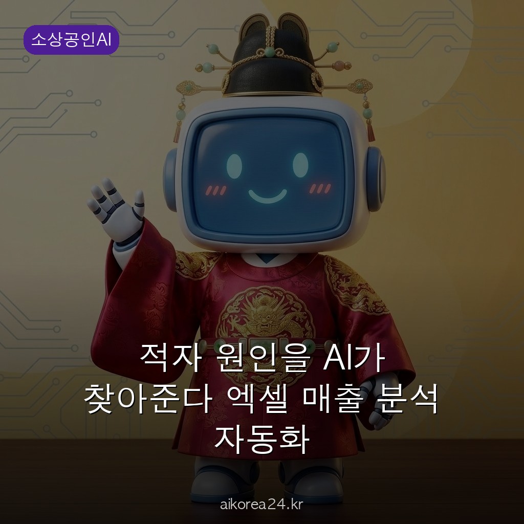 적자 원인을 AI가 찾아준다 엑셀 매출 분석 자동화
