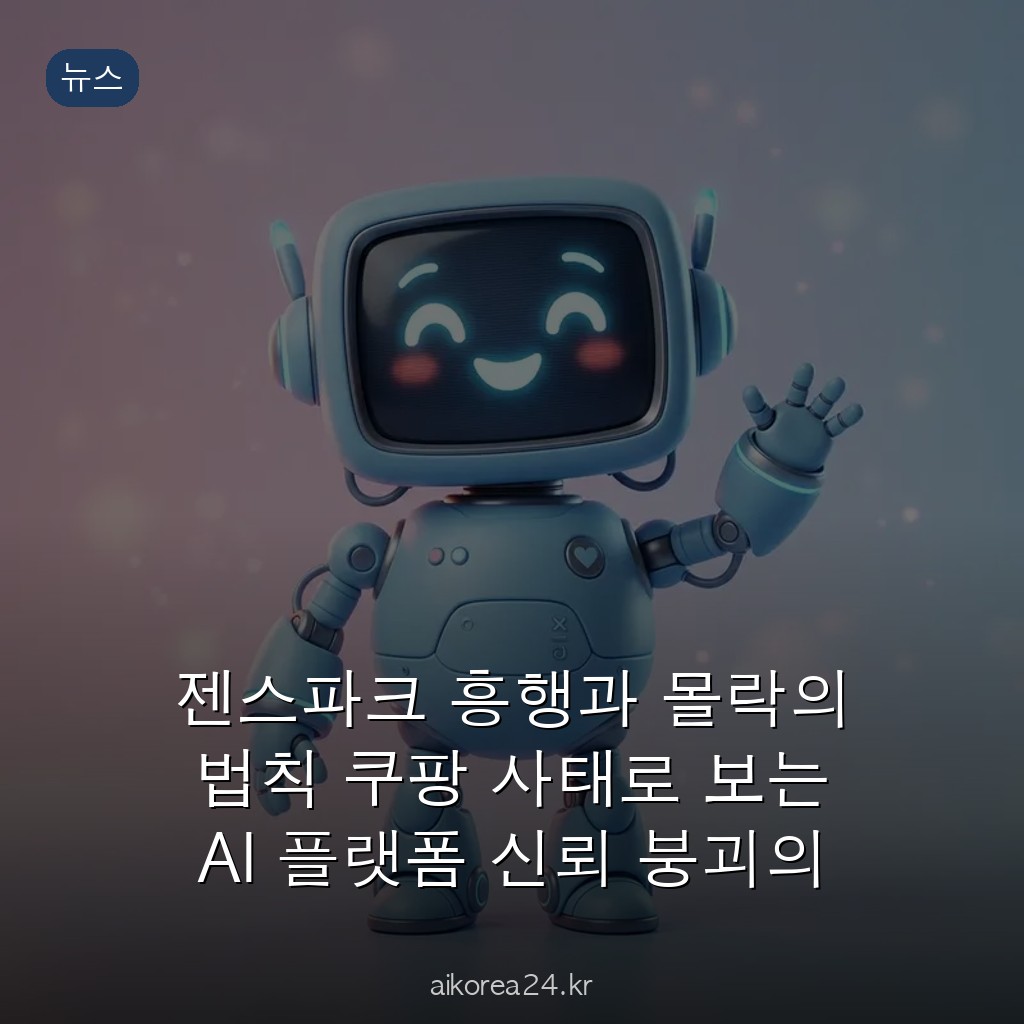 젠스파크 흥행과 몰락의 법칙 쿠팡 사태로 보는 AI 플랫폼 신뢰 붕괴의 구조