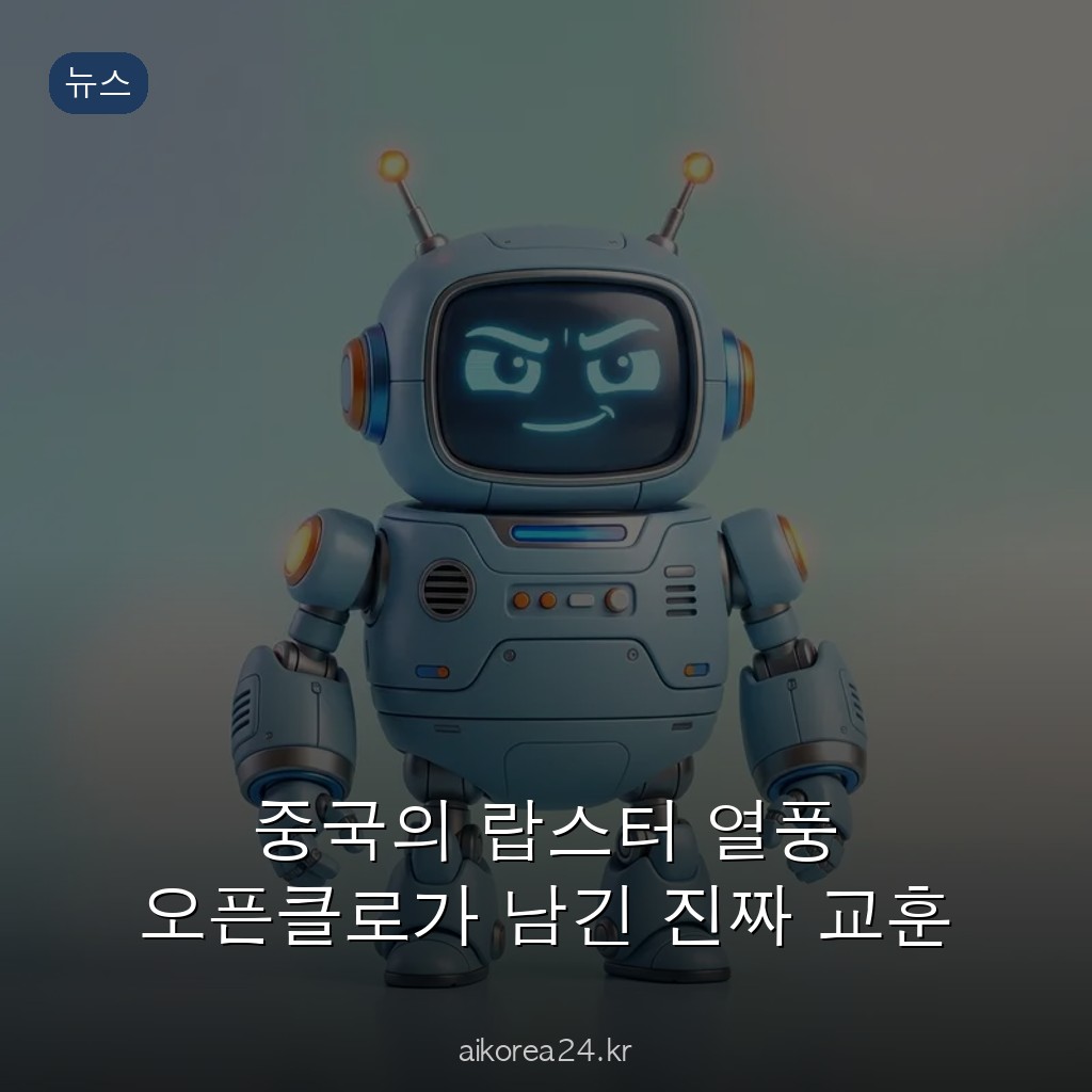 중국의 랍스터 열풍 오픈클로가 남긴 진짜 교훈